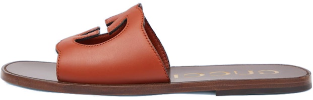 Gucci GG Leather Sandal 'Brown' 693278-US000-2505 Gucci GG Leather Sandal 'Brown' 693278-US000-2505