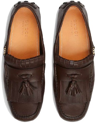 古驰 GG 深棕乐福鞋 624699-1XH00-2140 Shop 古驰 GG 深棕乐福鞋 624699-1XH00-2140