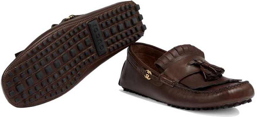 古驰 GG 深棕乐福鞋 624699-1XH00-2140 Details for 古驰 GG 深棕乐福鞋 624699-1XH00-2140