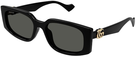 Gucci GG Logo Rectangle Sunglasses Black (GG1534S-001) Gucci GG Logo Rectangle Sunglasses Black (GG1534S-001)