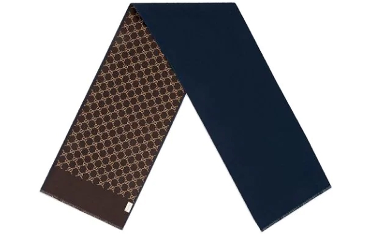 GUCCI GG Logo Warm Wool Knit Scarf Unisex Couples Edition 521104-4G744-4000 圖 2