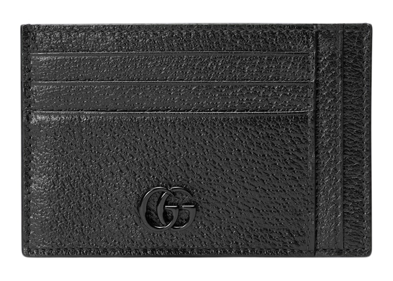 Gucci GG Marmont (10 Card Slots 1 Open Compartment) Card Case Black