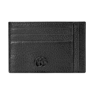 Gucci GG Marmont (10 Card Slots 1 Open Compartment) Card Case Black