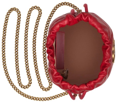 Gucci GG Marmont Bucket Bag Mini Hibiscus Red Lookbook Gucci GG Marmont Bucket Bag Mini Hibiscus Red