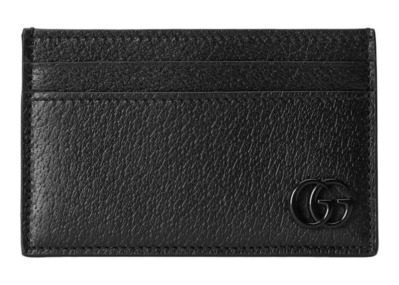 Gucci GG Marmont Card Case Black-tone Black