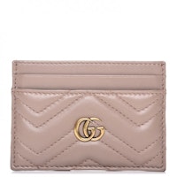 Gucci GG Marmont Card Case Matelasse Dusty Pink Gucci GG Marmont Card Case Matelasse Dusty Pink