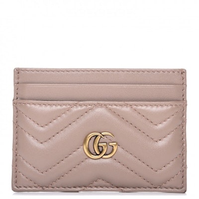 Gucci GG Marmont Card Case Matelasse Dusty Pink Buy Gucci GG Marmont Card Case Matelasse Dusty Pink