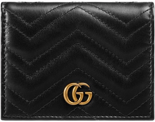 Gucci GG Marmont Card Case Wallet Matelasse Black Buy Gucci GG Marmont Card Case Wallet Matelasse Black