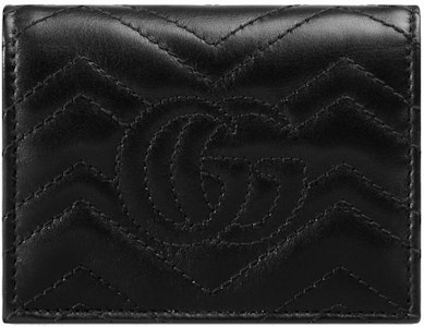 古驰 GG Marmont 黑色绗缝卡包钱包 Order 古驰 GG Marmont 黑色绗缝卡包钱包