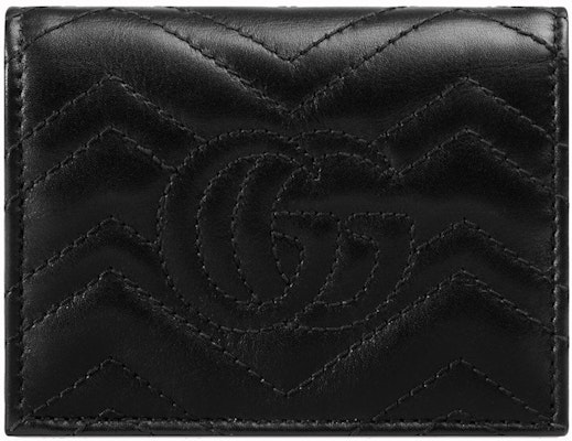 Gucci GG Marmont Card Case Wallet Matelasse Black Order Gucci GG Marmont Card Case Wallet Matelasse Black