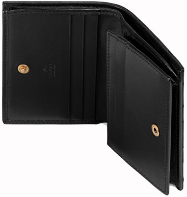 Gucci GG Marmont Card Case Wallet Matelasse Black Lookbook Gucci GG Marmont Card Case Wallet Matelasse Black