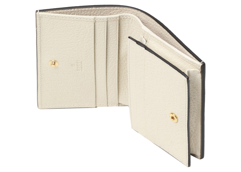 Gucci GG Marmont Card Case Wallet White 圖 3