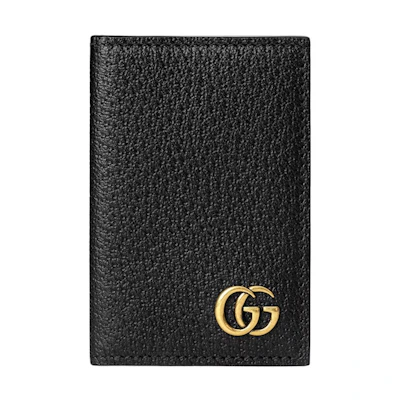 Gucci GG Marmont Folded Card Case Black