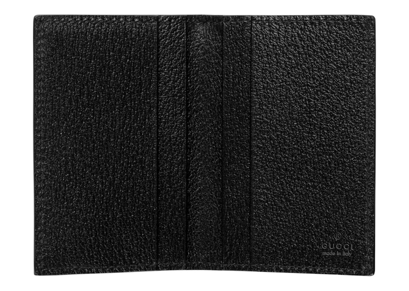 Lookbook グッチ GGマーモント 折りたたみカードケース (ブラック)
