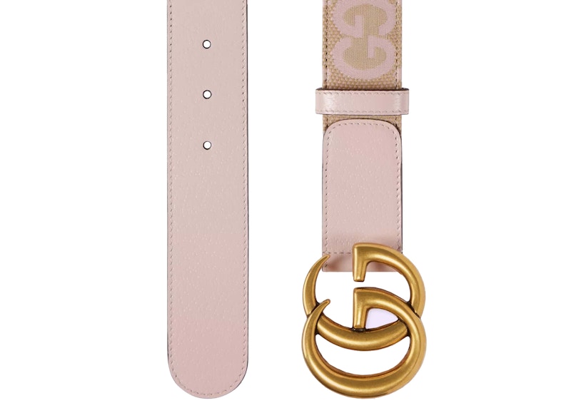 Gucci GG Marmont Jumbo GG Belt Beige/Light Pink 圖 2