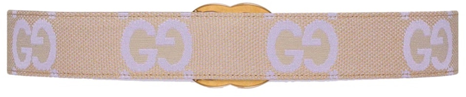 Sabuk Gucci GG Marmont Jumbo GG Beige/Lilac Lookbook Sabuk Gucci GG Marmont Jumbo GG Beige/Lilac