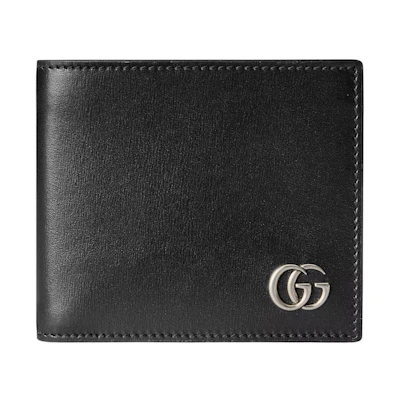 Gucci GG Marmont Leather Bi-Fold Wallet Black