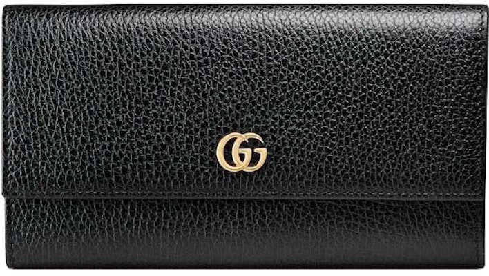 Gucci GG Marmont Leather Continental Wallet Black Buy Gucci GG Marmont Leather Continental Wallet Black