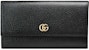 Gucci GG Marmont Leather Continental Wallet Black