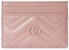 Gucci GG Marmont Matelasse Card Case Light Pink