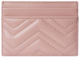 Gucci GG Marmont 菱格紋粉紅色卡片套 Lookbook Gucci GG Marmont 菱格紋粉紅色卡片套