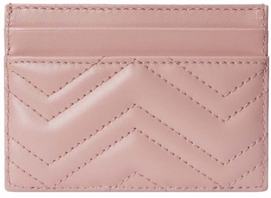 Gucci GG Marmont Matelasse Card Case Light Pink Lookbook Gucci GG Marmont Matelasse Card Case Light Pink