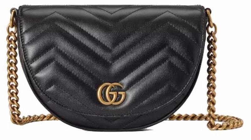 gucci-gg-marmont-matelasse-chain-mini-bag-black