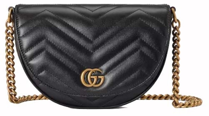 Gucci GG Marmont Matelasse Chain Mini Bag Black Buy Gucci GG Marmont Matelasse Chain Mini Bag Black