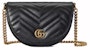 Gucci GG Marmont Matelasse Chain Mini Bag Black