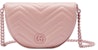 Gucci GG Marmont Matelasse Chain Mini Bag Light Pink