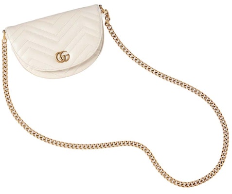 Gucci GG Marmont Matelasse Chain Mini Bag White Order Gucci GG Marmont Matelasse Chain Mini Bag White