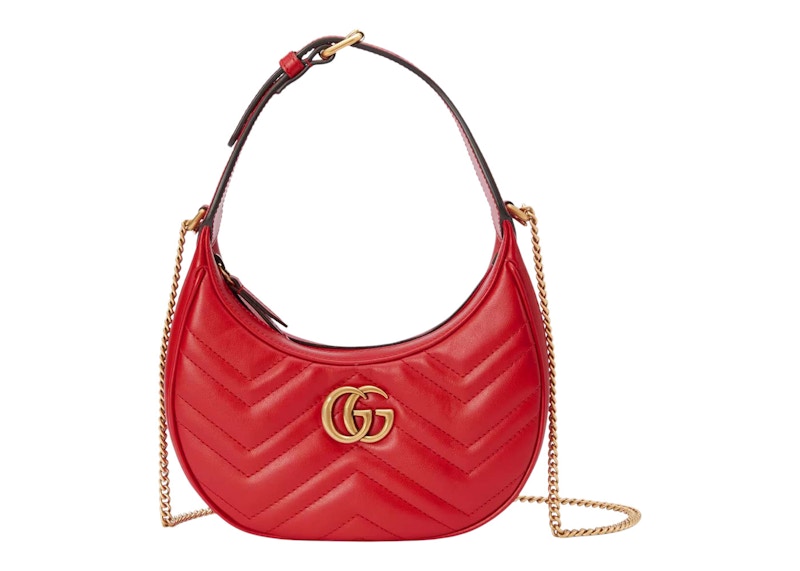 Gucci GG Marmont Matelasse Mini Bag Red