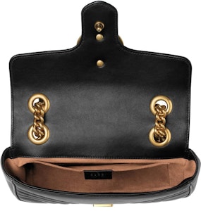 古馳GG Marmont黑色小羊皮斜挎包 Lookbook 古馳GG Marmont黑色小羊皮斜挎包