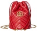 Buy Gucci GG Marmont Matelasse Mini Bucket Bag Red