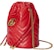 Gucci GG Marmont Matelasse Mini Bucket Bag Red