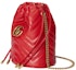 Order Gucci GG Marmont Matelasse Mini Bucket Bag Red