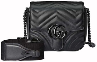 Gucci GG Marmont Matelasse Shoulder Bag Black Gucci GG Marmont Matelasse Shoulder Bag Black