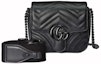 Buy Gucci GG Marmont Matelasse Shoulder Bag Black