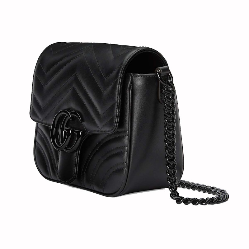 Order Bolso de Hombro Gucci GG Marmont Matelassé Negro