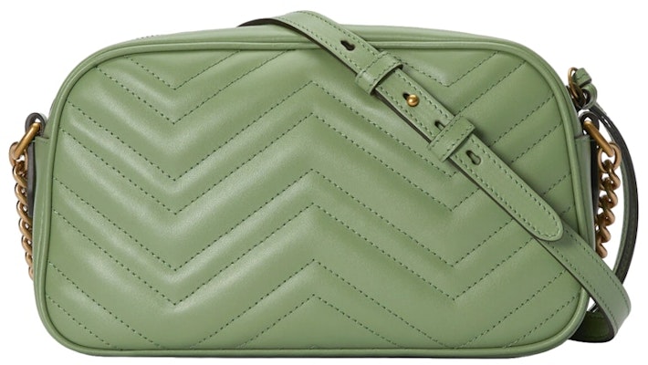 Gucci GG Marmont Matelasse Shoulder Bag Sage Green Lookbook Gucci GG Marmont Matelasse Shoulder Bag Sage Green