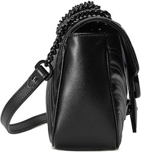 Gucci GG Marmont Matelasse Beg Bahu Kecil Hitam/Hitam Lookbook Gucci GG Marmont Matelasse Beg Bahu Kecil Hitam/Hitam