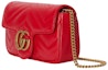 Order Gucci GG Marmont Matelasse Super Mini Bag Red