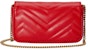 Gucci GG Marmont Matelasse Super Mini Bag Red