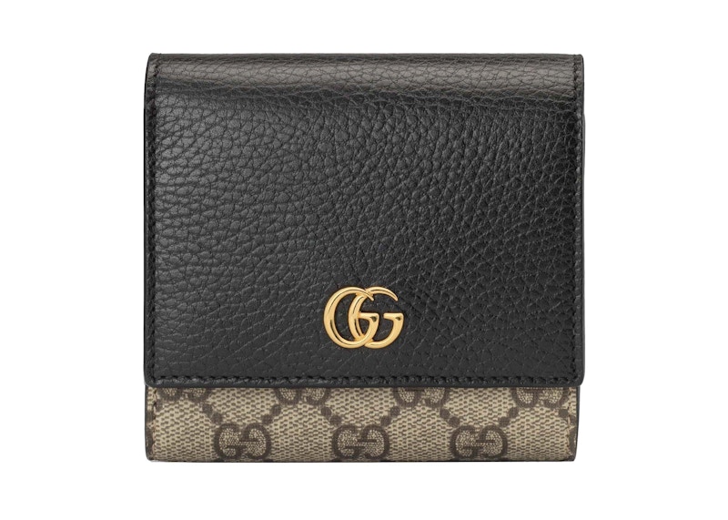 Gucci GG Marmont Medium Wallet Beige/Ebony