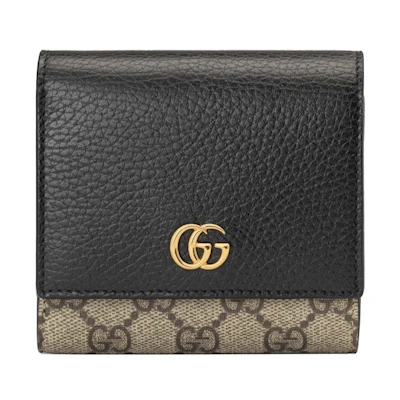 Gucci GG Marmont Medium Wallet Beige/Ebony