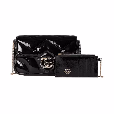 Gucci GG Marmont Mini Bag with Card Case Black