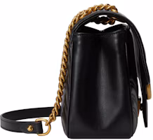 Order Gucci GG Marmont 小號肩背包 黑色人字紋絎縫設計