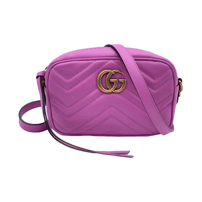 Gucci GG Marmont Mini Shoulder Bag Pink