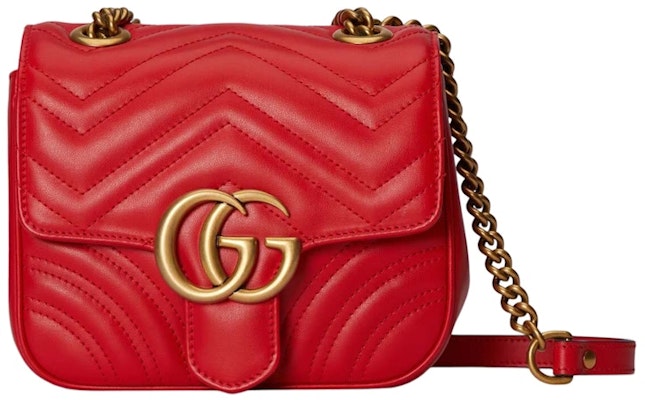 Gucci GG Marmont Mini Shoulder Bag Red Buy Gucci GG Marmont Mini Shoulder Bag Red
