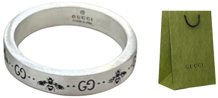 GUCCI GG Marmont Cincin Perak 925 Lebah Ukir Unisex Pasangan Perak. 729898J84000728 Shop GUCCI GG Marmont Cincin Perak 925 Lebah Ukir Unisex Pasangan Perak. 729898J84000728